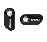 HUISI Motorcycle Front Rear Wheel ABS Sensor Protector Guard Cap Fit For KTM 1290 890 390 690 Duke Super Adventure S R ADV SMC-R RC390(2 Black-690)