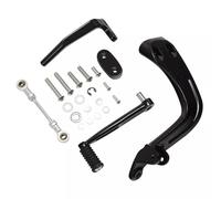 HUISI Motorcycle Mid Controls Shift Brake Side Fit For Harley Sport Glide Fat Bob FXDRS 2018-2024(Black)