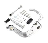 HUISI Motorcycle Mid Controls Shift Brake Side Fit For Harley Sport Glide Fat Bob FXDRS 2018-2024(Chrome)