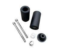 HUISI Motorcycle No Cut Frame Sliders Falling Crash Engine Protector Fit For Kawasaki Ninja ZX6R/ZX6RR 2003-2004Motorcycle Accessories(Black)