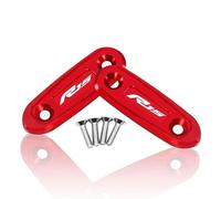 HUISI Motorcycle Rearview Mirror Base Cover Windshield Drive Eliminator CNC Hole Fit For YZF-R3 2019-2024 R15 V3 2018-2024(R15 Red)