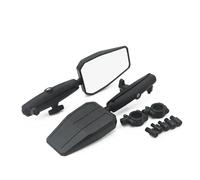 HUISI Motorcycle Universal Foldable Rear View Mirror 360 Degree Rotating ADV Motorbike Westwind Off Road Wide View Handlebar Mirrors