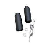 HUISI No Cut Motorcycle Carbon Frame Slider Crash Protector Anti Crash Pad Protector Fit For CBR600 CBR 600 F4/F4i 1999-2006 2005 04(Black)