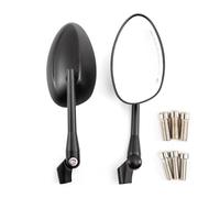 HUISI Universal Motorcycle Rearview Handlebar Mirror 8mm 10mm Rear View Mirrors Fit For Coolster Moped GY6 Cruiser ATV