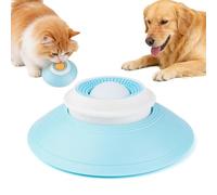 Huiteng XR Dogs Liquid Lick Bowl, Dog Licky Sip Bowl with Built-In Rolling Ball Feature, Dog Lick Bowl for Anti-Slip Non-Shifting, Easy to clean, Suitable for Dogs and Cats (White)