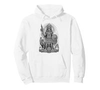Huitzilopochtli Aztec Sun War God Sacred Line Art Pullover Hoodie