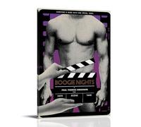 HUIWREYWQRO Boogie Nights Poster Wall Art Painting for Living Room Bed Room Decor Canvas Wall Art Poster 12x18inch(30x45cm) Frame-style