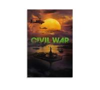HUIWREYWQRO Civil War Poster Wall Art Painting for Living Room Bed Room Decor Canvas Wall Art Poster 20x30inch(50x75cm) Unframe-style