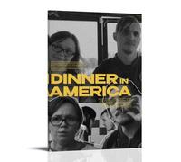 HUIWREYWQRO Dinner in America Poster Wall Art Painting for Living Room Bed Room Decor Canvas Wall Art Poster 12x18inch(30x45cm) Frame-style