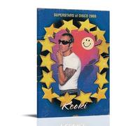 HUIWREYWQRO DJ Keoki Poster Wall Art Painting for Living Room Bed Room Decor Canvas Wall Art Poster 08x12inch(20x30cm) Frame-style