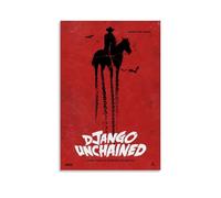 HUIWREYWQRO Django Unchained Poster Wall Art Painting for Living Room Bed Room Decor Canvas Wall Art Poster 08x12inch(20x30cm) Unframe-style