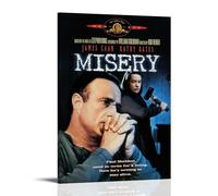 HUIWREYWQRO Misery Poster Wall Art Painting for Living Room Bed Room Decor Canvas Wall Art Poster 16x24inch(40x60cm) Frame-style