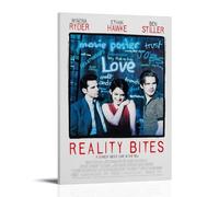 HUIWREYWQRO Reality Bites Poster Wall Art Painting for Living Room Bed Room Decor Canvas Wall Art Poster 08x12inch(20x30cm) Frame-style
