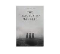 HUIWREYWQRO The Tragedy of Macbeth Poster Wall Art Painting for Living Room Bed Room Decor Canvas Wall Art Poster 24x36inch(60x90cm) Unframe-style
