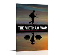 HUIWREYWQRO The Vietnam War Poster Wall Art Painting for Living Room Bed Room Decor Canvas Wall Art Poster 16x24inch(40x60cm) Frame-style