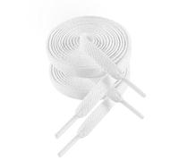 huixiaoqing Flat Shoe Laces 8mm Wide for Trainers & Sneakers - 80/100/120cm Replacement Laces for Converse, Air Force 1, Sports Shoes