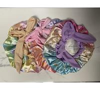 HUIXUANZE 3 PCS Kids Bonnets for Girls,Kids Silk Bonnet for Sleeping,Baby Bonnet,Cute Printed Silk lace up Children's Nightcap,A Sleeping Cap Suitable for Teenagers and Young Children