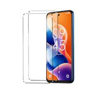 HuiYouMY [2 in 1] Tempered Glass Compatible with TCL 60 SE/TCL 605 2Pack Glass Screen Protector,Shockproof Anti-Scratch