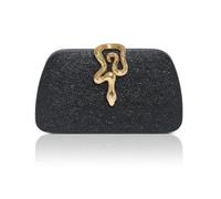 HuiYStar Glitter Clutch Purses for Women Evening Handbags with Snake Closure for Party Prom Wedding