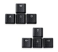 HUIYUN Texture Tactility Backlit keycaps WASD↑↓←→ keys Replacement for Logitech G813/G815/G913/G915 RGB Mechanical Gaming Keyboard