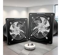HUIZHITENGDA 10 Inch,16 Inch Silence Window And Wall Mount Vent Fans with Anti-Backflow Check Valve Exhaust Fan Metal Iron Ventilation Extractor for Home Office Kitchen
