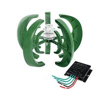 HUIZHITENGDA 12V, 16000W No Noise Vertical Axis Wind Turbine Generator,12V-48V Magnetic Levitation Wind Turbine with MPPT Controller for Home Street Lighting