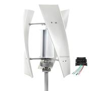 HUIZHITENGDA 12V-220V 9000W Vertical Wind Turbine, Renewable Energy AC Wind Turbine with No Noise, Equipped with Controller Low Wind Start for Outdoor Road Lighting,12V
