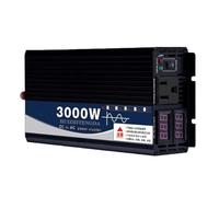 HUIZHITENGDA 1500W Pure Sine Wave Inverter Charger 12V 24V 48V 60V 72V DC Input To 110V/220V AC Output 3000W Peak Power Car Power Inverter for RV, Home, Camping,DC 60V to AC 110V 60HZ