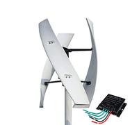 HUIZHITENGDA 18000W 12V-220V Vertical Axis Wind Power Turbine Generator, 3Blades High Efficiency Horizontal Windmill Off Grid System for Home RV Farm,with Controller,24V