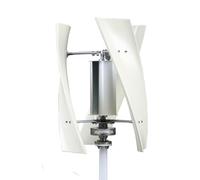 HUIZHITENGDA 1800W Vertical Wind Turbines Generator Kit, Home 12V 24V 48V 3 Blades Wind Turbines Motor Kit with Controller for Home Hybrids Streetlight,White,220V