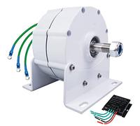 HUIZHITENGDA 220V,10000W Home Permanent Magnet Generator, 48V 3 Phase Gearless Electric Generator Free Energy AC Alternator Use Work Safely in The Environment of -40℃~80℃