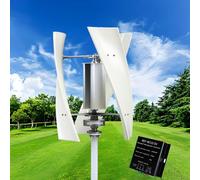 HUIZHITENGDA 220V,9000W 110V/220V No Noise Wind Generator, Powerful High Efficiency Low Start-Up Speed Wind Power Generator with Charge Controller(3 Blades)