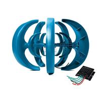 HUIZHITENGDA 24V, 16000W Vertical Axis Wind Turbines Generator Lantern, 5 Blades Motor Kit Windmill Energy Charge Turbines + 20 Years of Service Life And 2 Years of Warranty