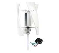HUIZHITENGDA 4000W 12V 24V 48V 220V Vertical Wind Turbine Generator,with MPPT Controller Low Noise Home Mini 3 Blade Wind Generator Suitable for Courtyard Lighting,220V