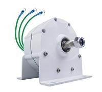 HUIZHITENGDA 48v, 10000W Gearless Permanent Magnet Generator, Low Speed 12V 24V 48V 220V High Efficiency Three Phase Gnerators for Water Conservancy And Wind Power (With Base)