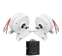 HUIZHITENGDA 48V,12000W Permanent Magnet Electric Motor Generator, Permanent Magnet Motor Start-Up 2M/S Rated 13M/S for Home Boat Wind Solar System