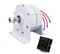 HUIZHITENGDA 48V, 16000W Generator PMG Permanent Magnet Generators,12M/S Rated Wind Speed 12V/24V for DIY Horizontal Wind Turbine Generator Windmill Turbine