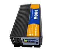 HUIZHITENGDA 70V To110v Power Inverters Pure Sine Wave, 4000W 12/24/48/60/72 To 110V/220V Ac Converter Car Inverter with LCD Display 1 Ac Sockets for Car Home Camping,72V TO 220V