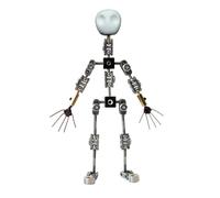 HUIZHITENGDA DIY Stop Motion Armature Kits -Stainless Steel Animation Puppet - Metal Puppet Figure for Character Design Creation, Articulated Humanoid Skeleton (12Cm-20Cm),16CM