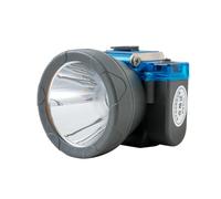 HUIZHITENGDA Super Bright Underground Coal Miner Head Light,Rechargeable LED Mining Headlamp, Waterproof & Explosion-Proof Safety Cap Light for Hard Hat (Blue)