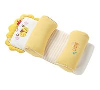 HUJINGLI Baby Pillow With Pillowcase Memory Sponge Sleep Thin Flat Suitable For Pillows Shaping Correcting Head Shape Breathable Silk Curly Hair