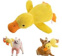 HUJINGLI Paw Love Calming Duck, 2026 New Upgraded Interactive Plush Duck Toy for Dogs, Durable Stuffed Calming Pillow with Quack Sound and Crazy Crinkle, Fun for Indoor Puppies and Senior Pups