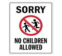HUJWLBWF Bold Apologies No Allowed Beyond Here Tin Sign 12x8 Inch