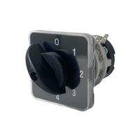 HUJWLBWF YMZ12-20/2 Rotary Cam Switch 0-4 Position 20A 2 Poles 8 Terminals Electrical Changeover Selector LW31