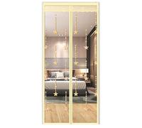 HUJZJY Easy Install Magnetic Screen Door, Mesh Door Curtain And Fly Screen For Patios, Pet Friendly Insect Proof Door With Hands Free Closure Allowing Ventilation And Protection From Bugs