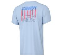 HUK Boy's Short Sleeve Performance Tee, Kids Fishing T-Shirt Salute-Ice Water, XL
