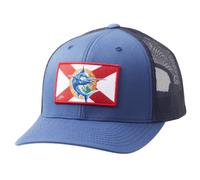HUK Men's Mesh Trucker Snapback Anti-Glare Fishing Hat, Florida Marlin-Sargasso Sea, One Size