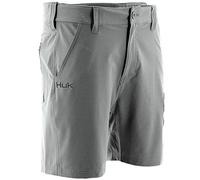 HUK Men's Next Level 7" Quick-Drying Performance Shorts, Charcoal, 3X-Large