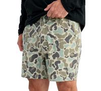 HUK Men's Next Level Camp, 6" Inseam Lightweight, Quick-Drying, Stretch Fishing and Outdoor Shorts, Volcanic Ash, Large