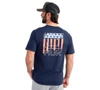 HUK Men's Performance Fishing Logo Tee, Short Sleeve T-Shirt for Kids, Salute - Naval Academy 2.0, Medium